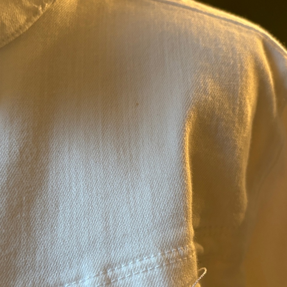 Chico's women's White Denim Jacket - Picture 3 of 14